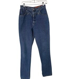 Lawman Western Jeans Women 9/10 Blue Excellent Vintage High Rise Relaxed Fit‎